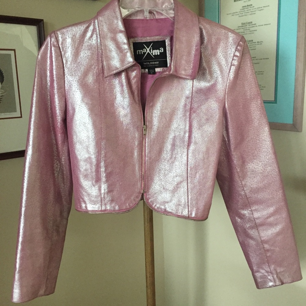 Ladies leather jacket